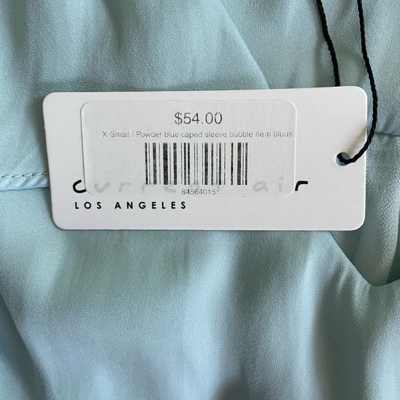 NWT Current Air capes sleeve bubble hem‎ blouse - Picture 5 of 12